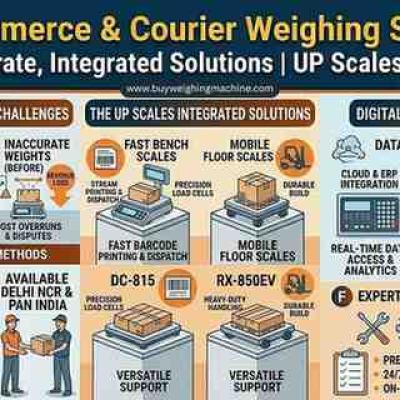 E-commerce & Courier Weighing Scales: Fast, Accurate, Integrated Solutions | UP Scales Delhi NCR