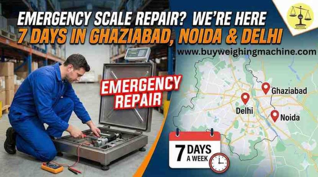 Is Your Weighing Machine Not Working? Don't Halt Your Business - Call UP Scales for Immediate Repair!