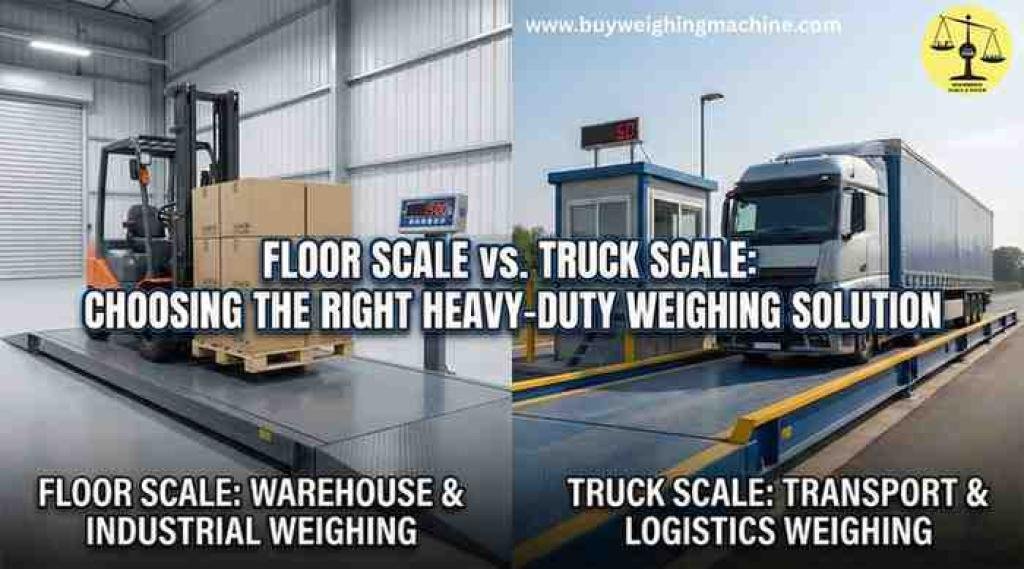 Floor Scale vs. Truck Scale: Choosing the Right Heavy-Duty Weighing Solution