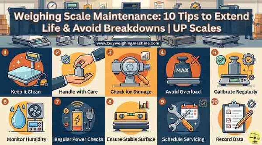 Weighing Scale Maintenance: 10 Tips to Extend Life & Avoid Breakdowns | UP Scales