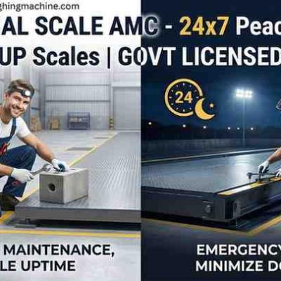Industrial Scale AMC in Delhi NCR | Weighbridge Maintenance Contract | UP Scales