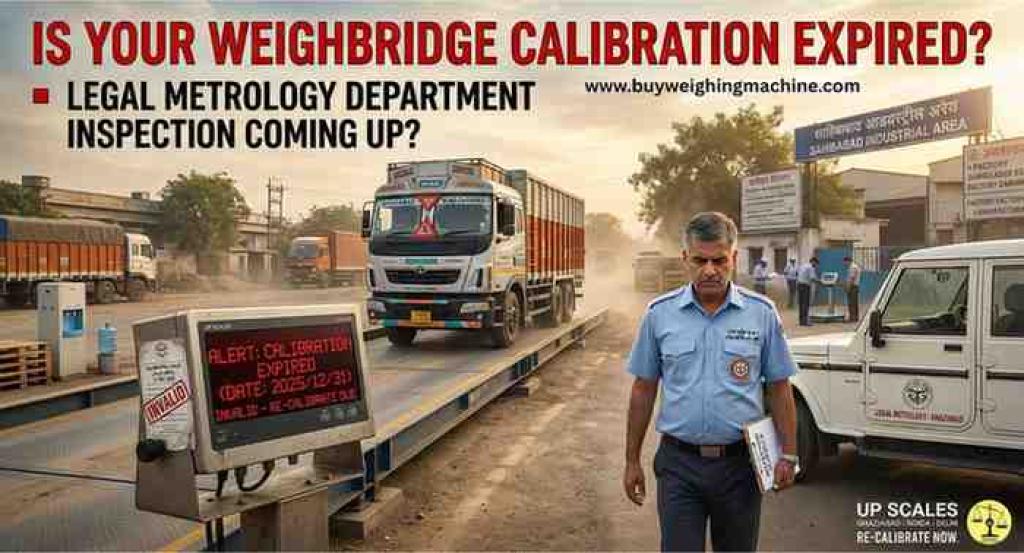 Weighbridge Calibration in Delhi NCR | Govt Licensed | Legal Metrology Certificate | UP Scales