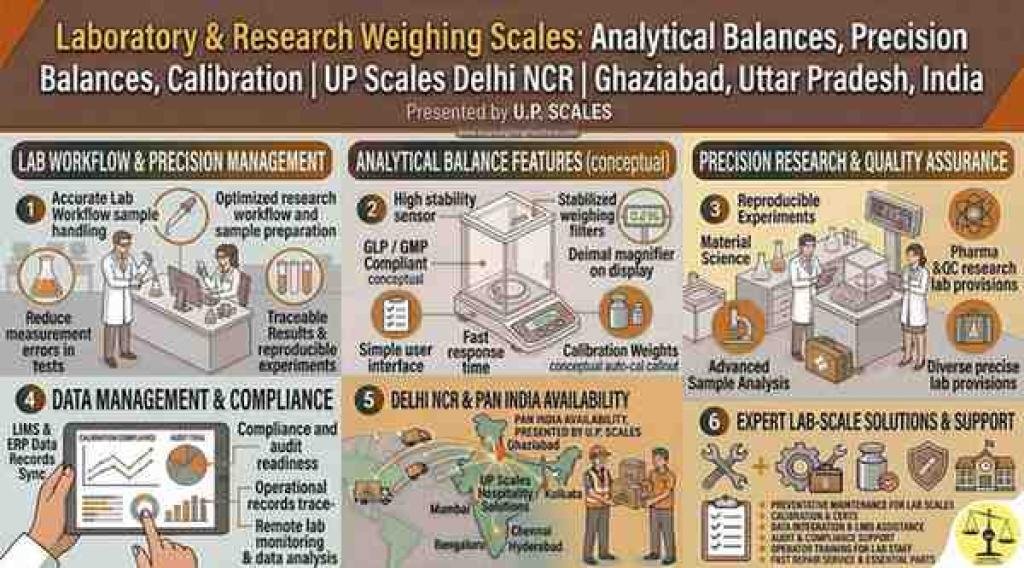 Laboratory & Research Weighing Scales: Analytical Balances, Precision Balances, Calibration | UP Scales Delhi NCR