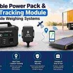 Portable Power Pack & GPS Tracking Module for Mobile Weighing Systems