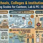 Schools, Colleges & Institutions Weighing Scales: Canteen, Lab, PE Solutions | UP Scales Delhi NCR