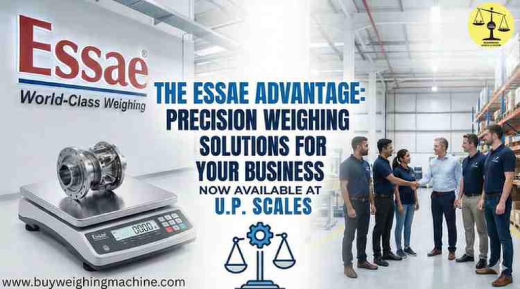 The Essae Advantage: Precision Weighing Solutions for Your Business, Now Available at U.P. SCALES