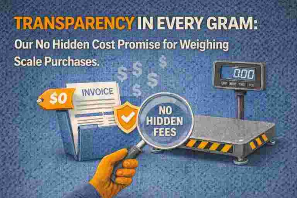 Transparency in Every Gram: Our No Hidden Cost Promise for Weighing Scale Purchases