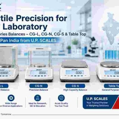 Versatile Precision for Every Laboratory: Aczet CG Series Balances – CG-L, CG-N, CG-S & Table Top – Available Pan India from U.P. SCALES