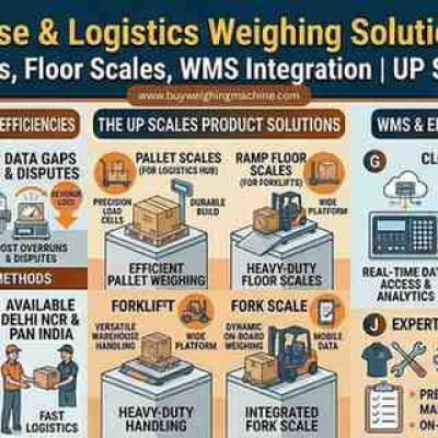 Warehouse & Logistics Weighing Scales: Pallet Scales, Floor Scales, WMS Integration | UP Scales Delhi NCR