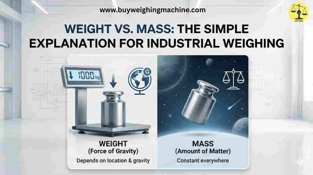 Weight vs. Mass: The Simple Explanation for Industrial Weighing